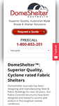 Mobile Screenshot of domeshelter.com.au